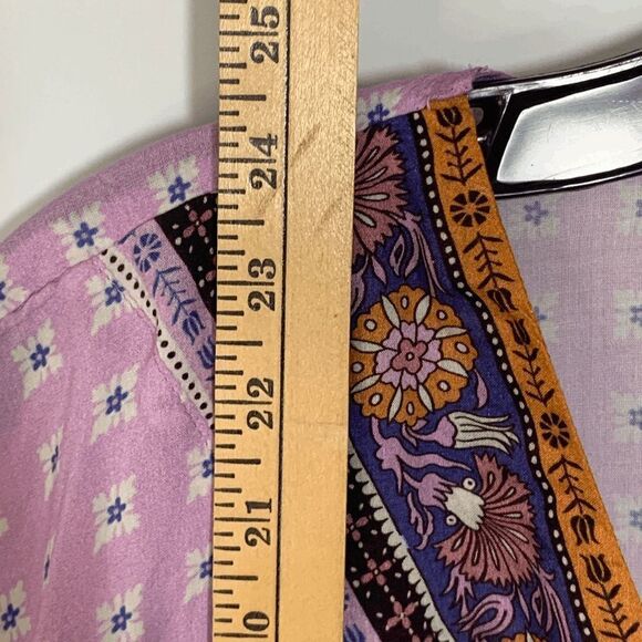 Sundance V Neck Boho Modal Blouse Size XS - Picture 4 of 8